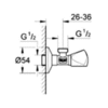 Вентиль угловой Grohe  22940000