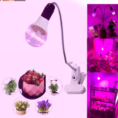 Фитолампа для рассады и растений светодиодная, 9 Вт LED-9W/E27