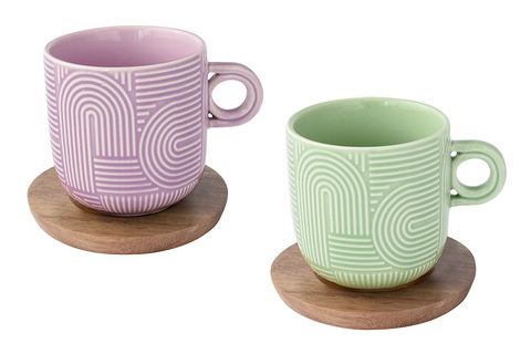 Набор чашек 2шт 250мл Easy Life Радуга el-r1781/tlo3