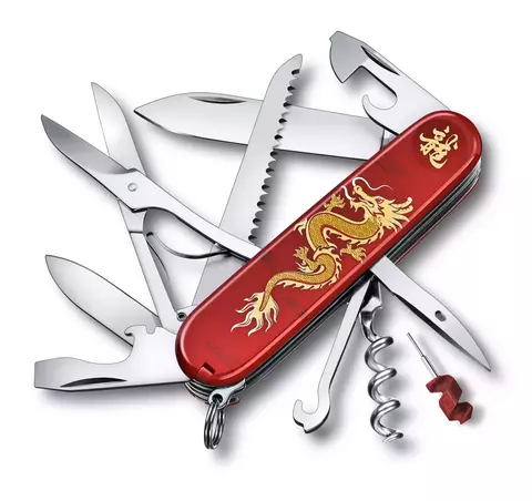 Нож складной Victorinox Huntsman Year of the Dragon LE 2024 (1.3714.E13)