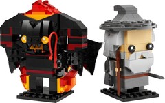 Конструктор LEGO BrickHeadz 40631 Властелин колец: Гэндальф Серый и Балрог