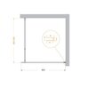 BelBagno KRAFT-L-1-120-C-Cr KRAFT-L-1-120-C-Cr Душевая перегородка с односторонним входом 1200x1950 мм