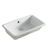 ArtCeram WASHBASINS GEA  Раковина встраиваемая снизу 53х34.5 см, без отв под смеситель,без крепежа ACA001, цвет белый. GEL001 01 00