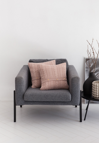 Наволочка декоративная 40х40 Luxberry Lux 45 розовое парфе