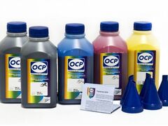 Комплект чернил ОСР для EPSON Stylus Pro (ВКP202/203, СP200, MP209, YP200), 500г x 5