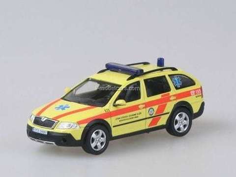 Skoda Octavia Combi Scout CZ Rescue 2011 Abrex 1:43