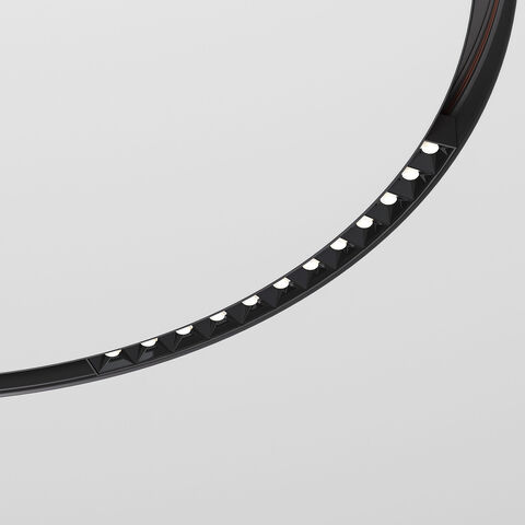 Трековый светильник Elektrostandard Slim Magnetic для радиусного шинопровода 12W 4200K Intenso Ø800мм 85184/01 черный