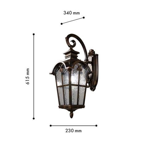 Уличный настенный светильник Favourite Bristol 2036-1W