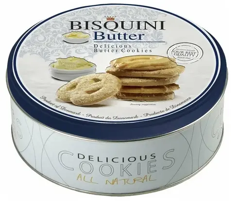 Печенье сливочное 26% 150 ж/б Bisqini