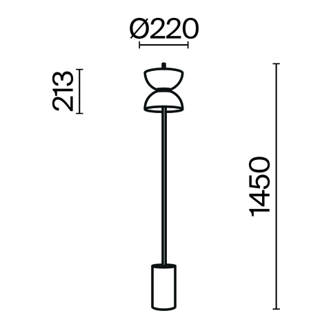 Торшер светодиодный Maytoni Kyoto MOD178FL-L11G3K