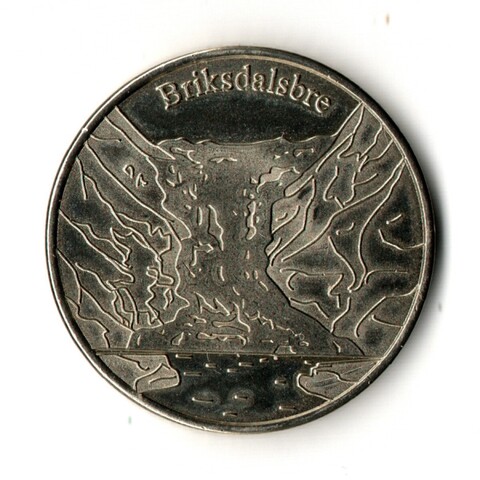 СУВЕНИРНАЯ МОНЕТА - BRIKSDALSBRE - НОРВЕГИЯ - ЛЕДНИК БРИКСДАЛЬСБРЕН