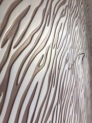 Гипсовая панель Золотая зебра