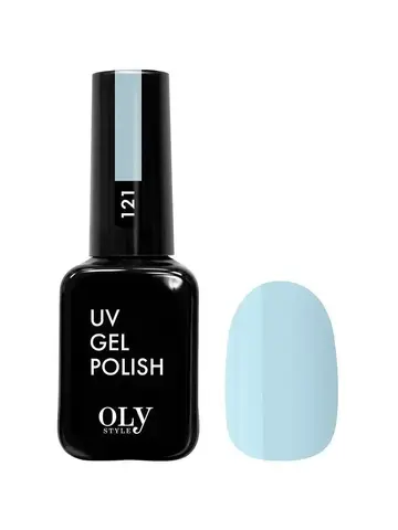 OLYSTYLE Гель-лак для ногтей тон 121 голубая мечта