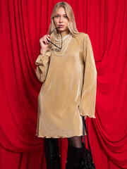 Платье Гофре (золотое)