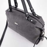 Сумка Саломея 110 македония серый + черный