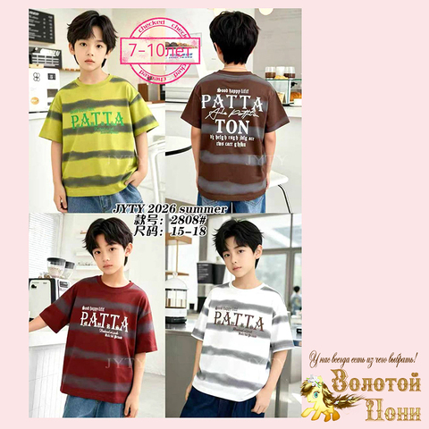 Футболка хлопок м (7-10) 251204-W2128