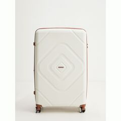 Чемодан полипропилен MIRONPAN Премиум Молочный (XXL) 80х51х33(+3)см/4,4 кг/120 л