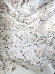 Вискоза с нейлоном, крэш вуаль, Цветочные иллюзии