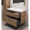 Aquanet 346318 Тумба Nova Lite 2.0 90 L 2 ящ. цв. дуб рустикальный (346318)