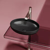 Ceramica Nova Element CN6056MB Умывальник чаша накладная овальная, 50.2x36.3, цвет: чёрный матовый