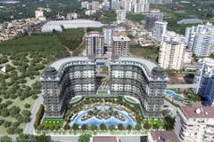 ЖК "AZURA PARK RESIDENCE" Турция, Махмутлар, Аланья. Жилой комплекс AZURA PARK RESIDENCE в районе Махмутлар - это не просто квартира, это билет в беззаботную жизнь уровня премиум-класса, где инфраструктура затмевает многие пятизвездочные отели