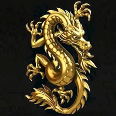 Силиконовый молд № 0282 Китайский дракон правый