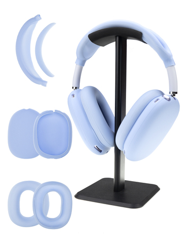 Комплект силиконовых накладок AirPods Max (Голубой)
