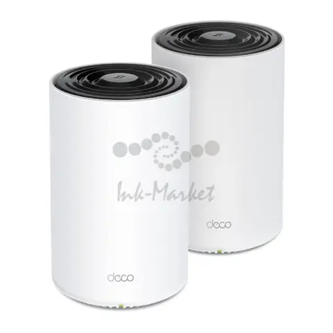 Домашняя Mesh Wi-Fi 6 система TP-Link Deco PX50 AX3000 с Powerline G1500, 2,4/5 ГГц, до 2976 Мбит/с. (2-pack)