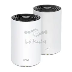 Домашняя Mesh Wi-Fi 6 система TP-Link Deco PX50 AX3000 с Powerline G1500, 2,4/5 ГГц, до 2976 Мбит/с. (2-pack)