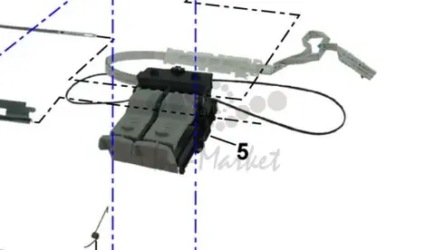 Canon - QM3-7049 - Carriage Unit - Ink Cartridges Fit Into This Part