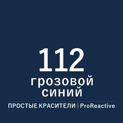 Цвет 112 грозовой синий (ProReactive)