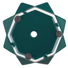 Горшок цветочный rhombus, 12,5 см, зеленый