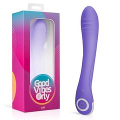 Фиолетовый вибратор для G-стимуляции Lici G-Spot Vibrator - 22,5 см. - 