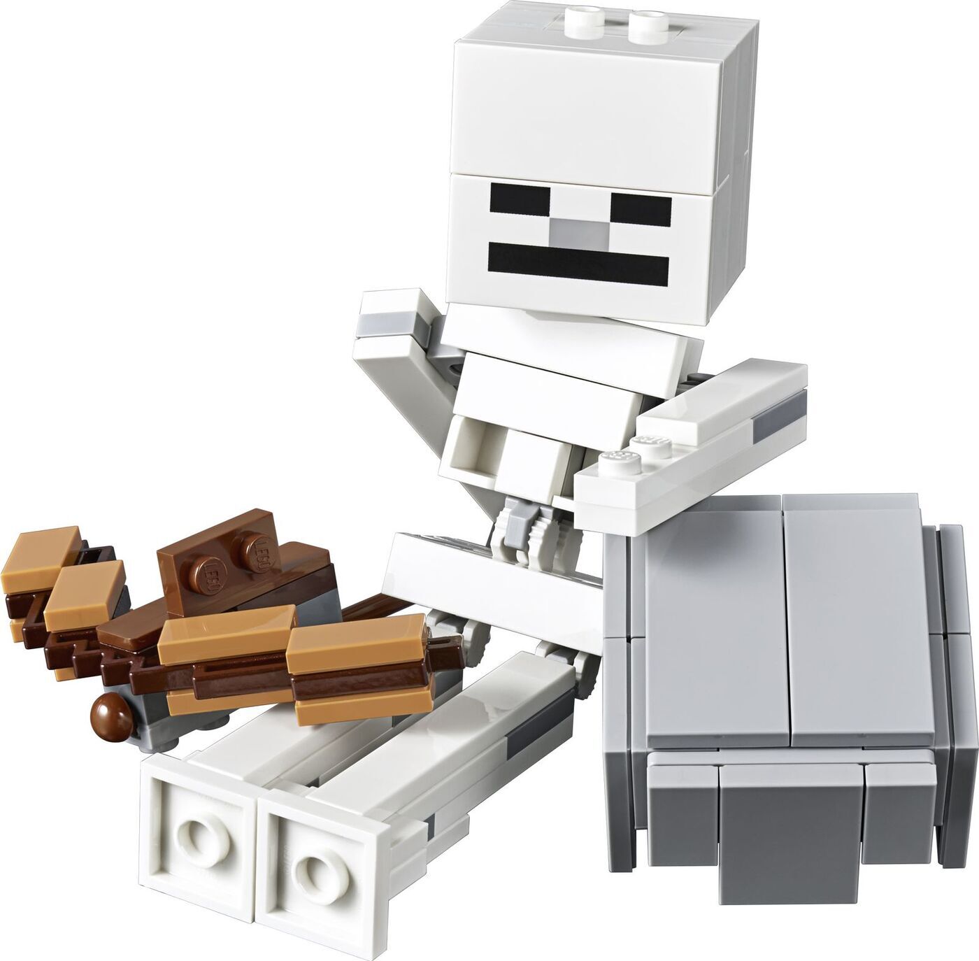 Конструктор LEGO Minecraft 21150 Большая фигурка: Скелет с кубом магмы  купить в Москве | Доставка по России.