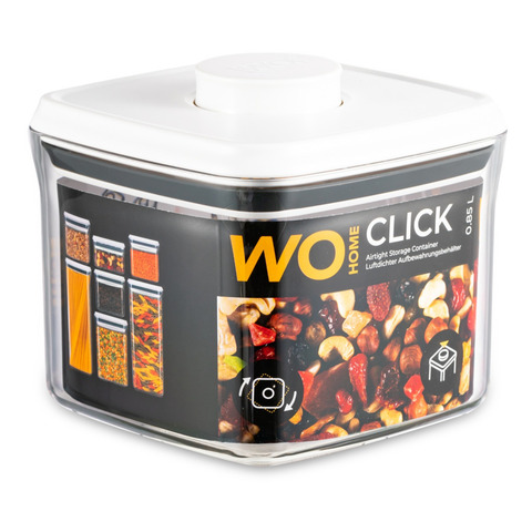 Контейнер для сыпучих продуктов 850мл Wo Home Click