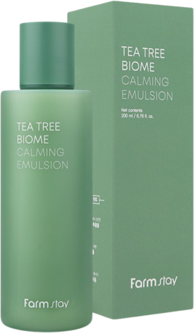 Farmstay Tea Tree Biome Calming Emulsion Эмульсия для лица успокаивающая с экстрактом чайного дерева
