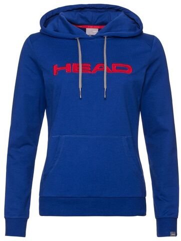 Женская теннисная куртка Head Club Rosie Hoodie W - royal blue/red