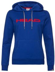 Женская теннисная куртка Head Club Rosie Hoodie W - royal blue/red
