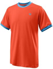 Детская теннисная футболка Wilson B Competition Crew - tangerine tango