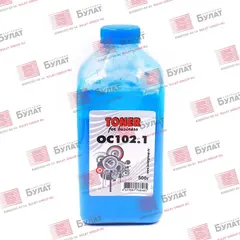 Тонер БУЛАТ OC102.1 для Oki (Голубой, банка 500 г)