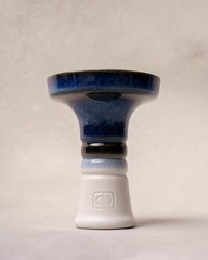 Чаша Форма Phunnel - Белый/синий (с глазурью)