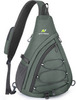 Картинка рюкзак однолямочный Nevo Rhino 9070 Dark Gray - 1