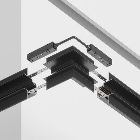 Комплектующие для встраиваемой трековой системы Maytoni Accessories for tracks gravity TRX010OCL-22B