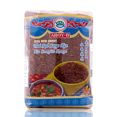 Тайский красный рис Aroy-D, 1 кг