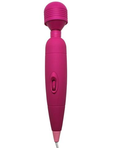 Розовый жезловый вибратор - 25,5 см. - Eroticon 30481-1