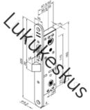 Lukukorpus Abloy LC300 30mm