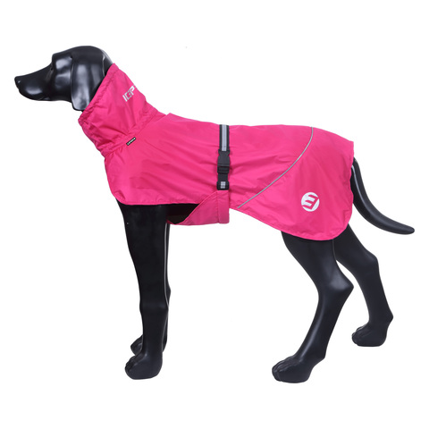 70402 Непромокаемая  попона ICEPEAK PET DRIBBLE RAIN JACKET. цвет фуксия, размеры от 25 до 60 см