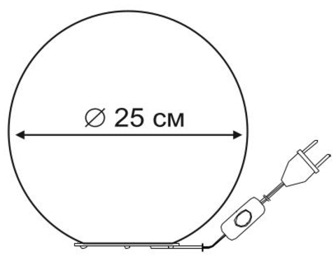 Настольная лампа Arte Lamp SPHERE A6025LT-1WH