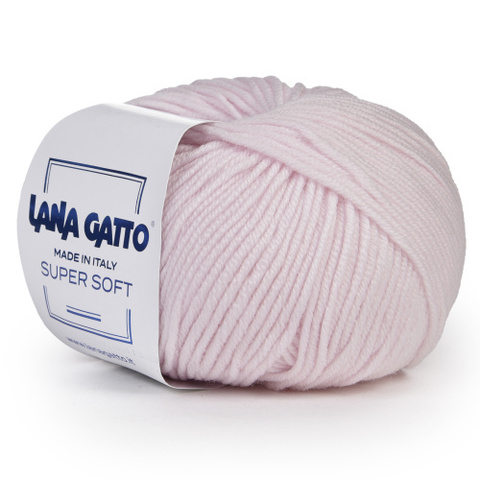 Пряжа Lana Gatto Supersoft 13210 нежно-розовый