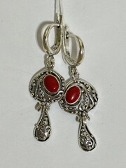 Баку (серьги из серебра)